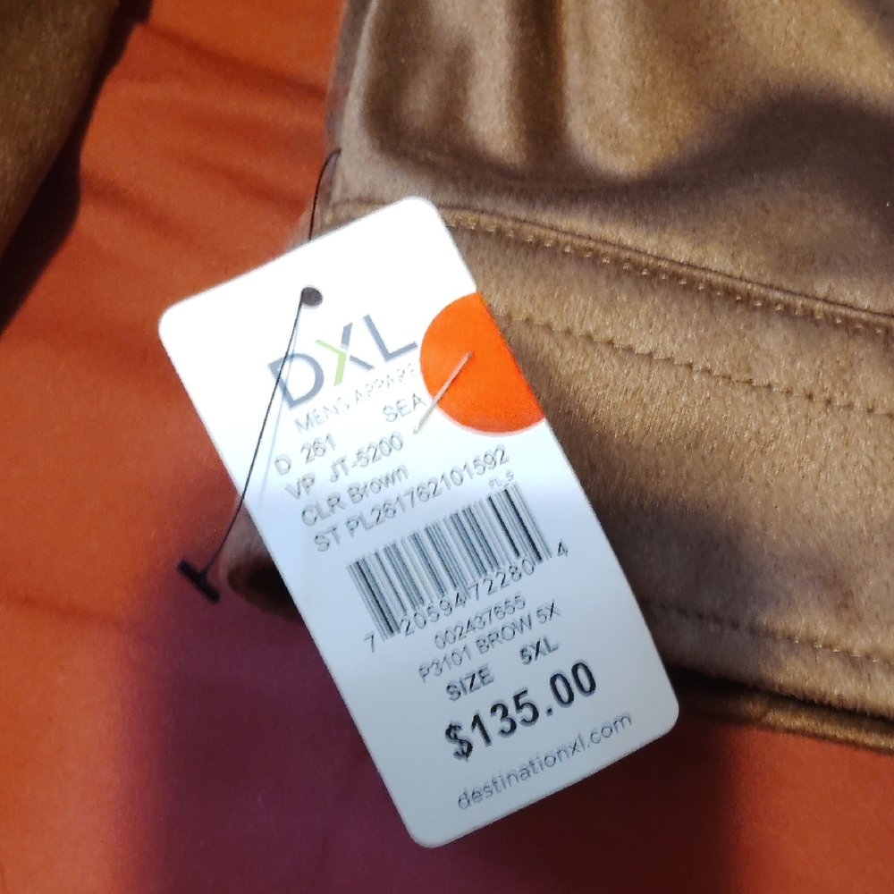 DXL Men's Tan Lightweight Jacket